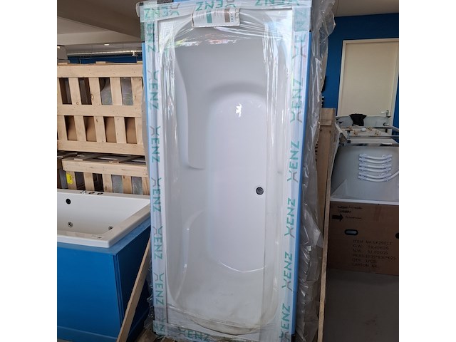 2x ligbad, xenz, saffier, glans wit - afbeelding 1 van  8