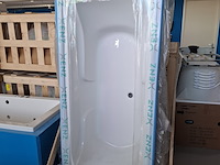 2x ligbad, xenz, saffier, glans wit - afbeelding 1 van  8