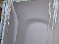 2x ligbad, xenz, saffier, glans wit - afbeelding 3 van  8