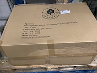 2x ligbed opvouwbaar 190 x 57 x 28 cm 4gardenz, grijs - afbeelding 2 van  2
