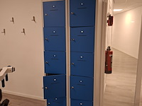 2x lockerkast, 5-deurs - afbeelding 1 van  5