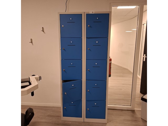 2x lockerkast, 5-deurs - afbeelding 2 van  5