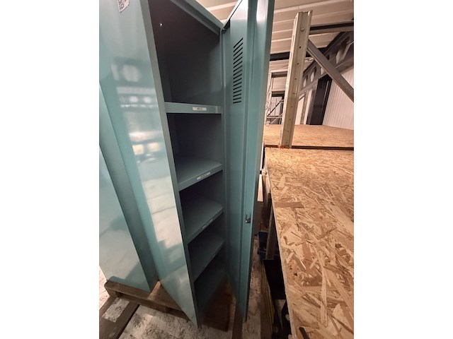 2x lockers, lichtblauw - afbeelding 2 van  2