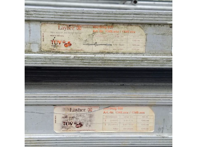 2x loopbrug layher - afbeelding 6 van  6