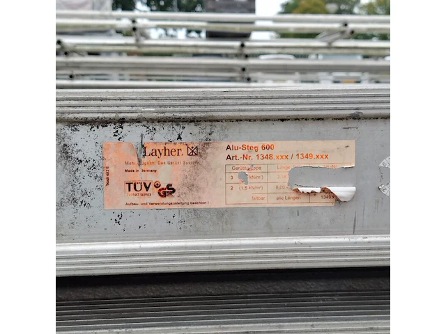 2x loopbrug layher - afbeelding 6 van  6