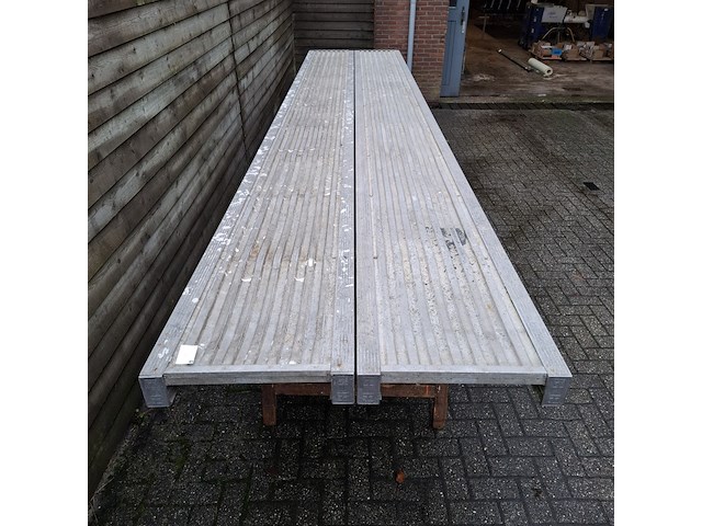 2x loopbrug met leuning 600cm, layher - afbeelding 2 van  14