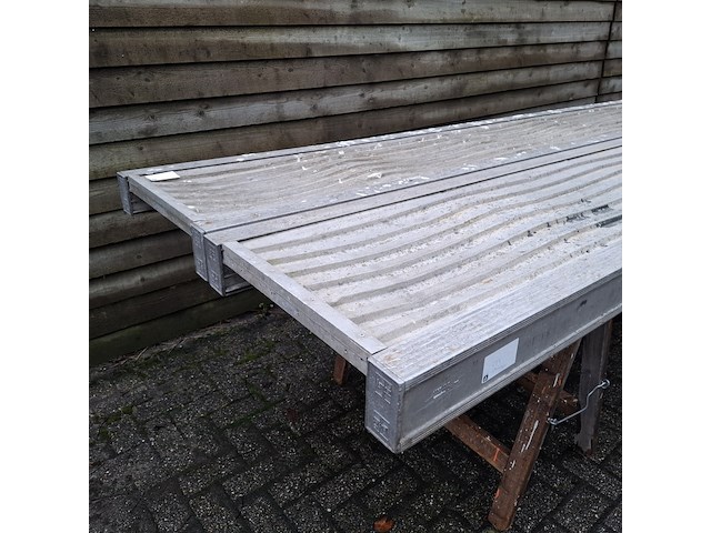 2x loopbrug met leuning 600cm, layher - afbeelding 4 van  14
