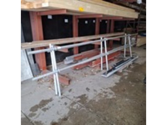 2x loopbrug met leuning 600cm, layher - afbeelding 1 van  14