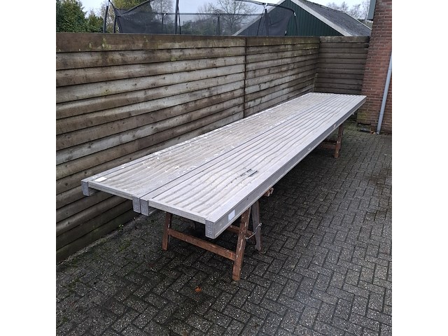 2x loopbrug met leuning 600cm, layher - afbeelding 13 van  14