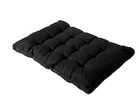 2x loungekussens 120x80 cm, madison, 1xgrey, 1x black - afbeelding 2 van  5