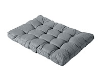 2x loungekussens 120x80 cm, madison, 1xgrey, 1x black - afbeelding 3 van  5