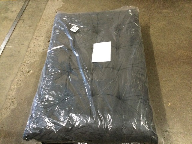 2x loungekussens 120x80 cm, madison, basic black - afbeelding 1 van  3