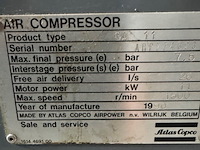 2x luchtcompressor atlas copco, ga 11, grijs, bouwjaar 1990 - afbeelding 8 van  10