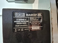 2x luidspreker, apart, mask8f-bl, zwart - afbeelding 4 van  4