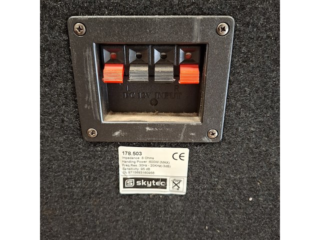 2x luidspreker, skytec, 178.503 - afbeelding 14 van  15