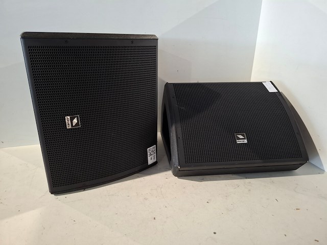 2x luidsprekers, proel, wd10a, zwart - afbeelding 1 van  4