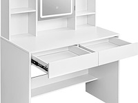 2x luxe make-up tafel met spiegel en led verlichting - afbeelding 1 van  5