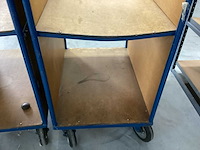 (2x) magazijnwagens / etagewagens - afbeelding 3 van  3