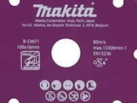 2x makita b-53671 diamantschijf 100mm staal makita - afbeelding 2 van  2