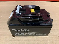 2x makita bl1850b lxt 5.0 ah accu - afbeelding 1 van  5