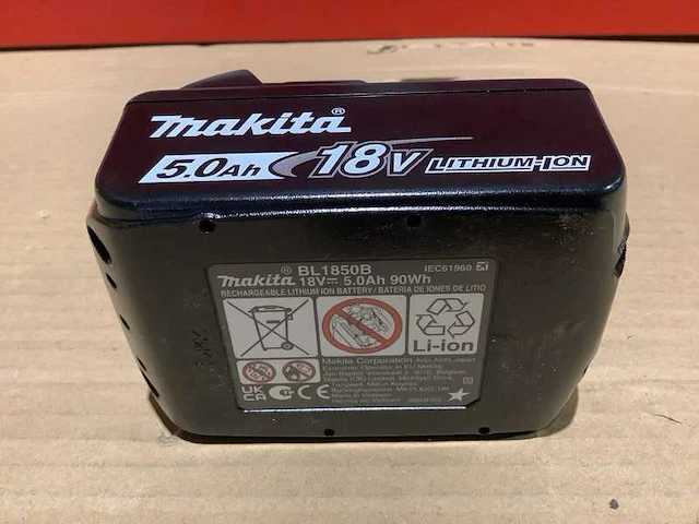 2x makita bl1850b lxt 5.0 ah accu - afbeelding 5 van  5