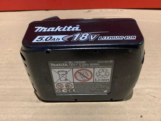 2x makita bl1850b lxt 5.0 ah accu - afbeelding 5 van  5