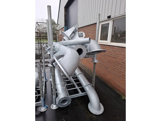 2x materiaalbok met 5x 8 duims buis met flens - afbeelding 5 van  22