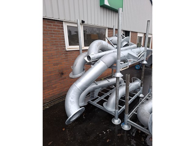 2x materiaalbok met 5x 8 duims buis met flens - afbeelding 1 van  22