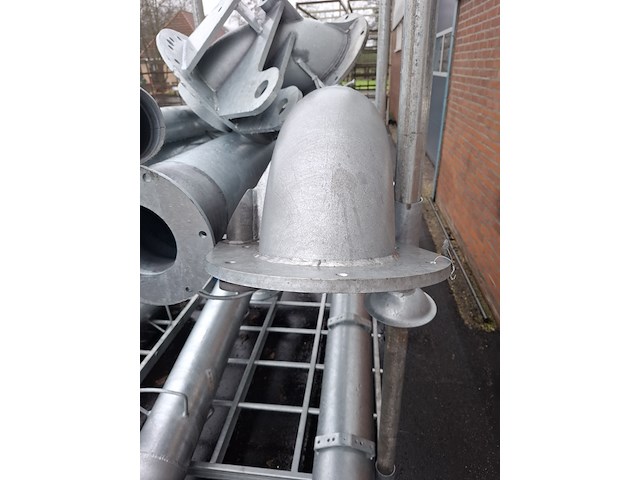 2x materiaalbok met 5x 8 duims buis met flens - afbeelding 20 van  22