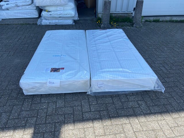 2x matras pocketvering koudschuim 80x210cm, norma - afbeelding 1 van  5
