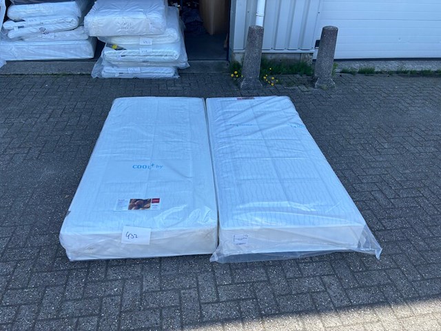 2x matras pocketvering koudschuim 80x210cm, norma - afbeelding 2 van  5
