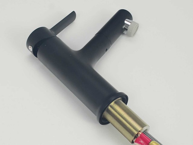 2x mawialix wastafelkraan - uittrekbare uitloop - mat zwart - afbeelding 3 van  6