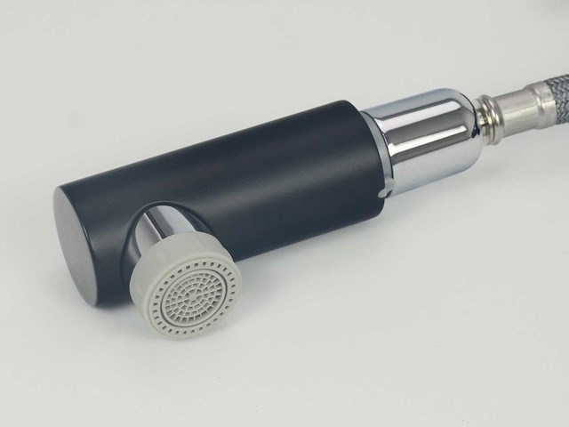 2x mawialix wastafelkraan - uittrekbare uitloop - mat zwart - afbeelding 4 van  6