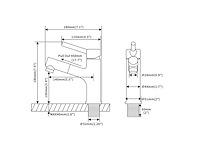 2x mawialix wastafelkraan - uittrekbare uitloop - mat zwart - afbeelding 5 van  6