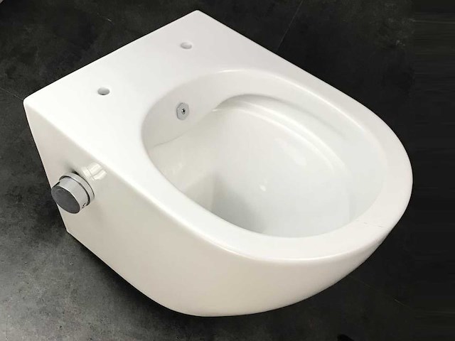 2x mawialux bidet inbouw wandcloset - glans wit - afbeelding 1 van  1