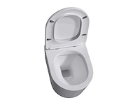 2x mawialux compact inbouw wandclosetten met closetzittingen glans wit - afbeelding 6 van  8