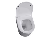 2x mawialux compact inbouw wandclosetten met closetzittingen glans wit - afbeelding 5 van  8