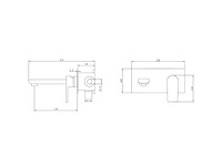 2x mawialux inbouw muurkraan - chrome - afbeelding 4 van  4