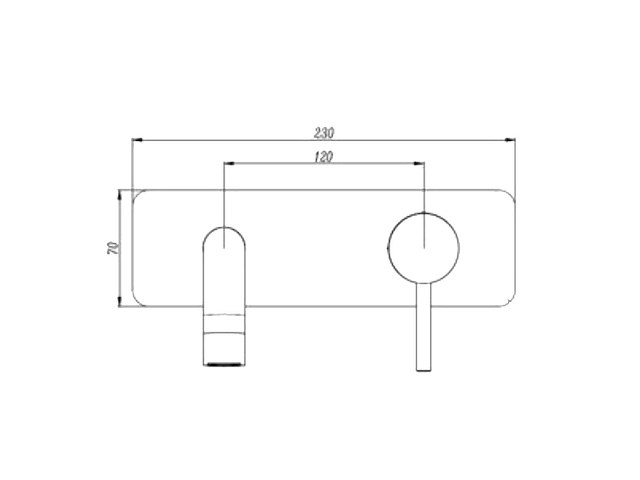 2x mawialux inbouw muurkraan - rvs - afbeelding 8 van  9
