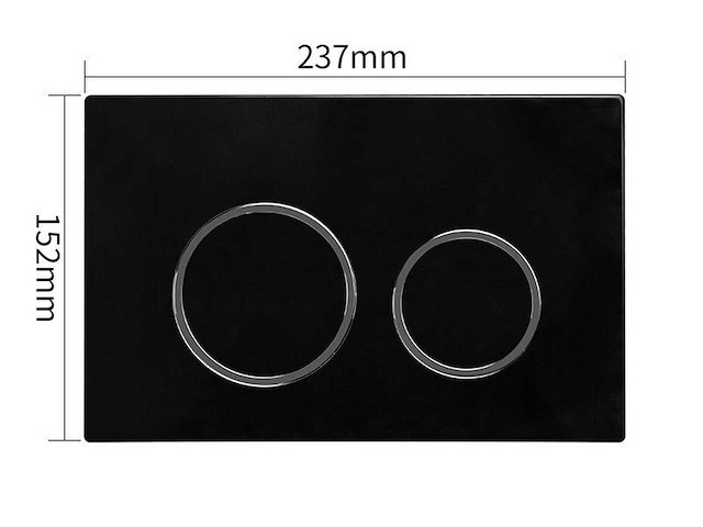 2x mawialux inbouw reservoir met drukbediening (in 4 kleuren beschikbaar) - afbeelding 2 van  13