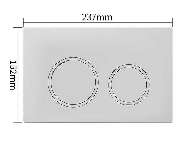 2x mawialux inbouw reservoir met drukbediening (in 4 kleuren beschikbaar) - afbeelding 6 van  15