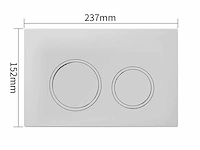 2x mawialux inbouw reservoir met drukbediening (in 4 kleuren beschikbaar) - afbeelding 6 van  15