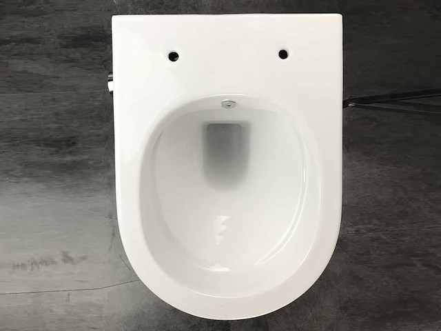 2x mawialux inbouw wandcloset met bidet - glans wit - afbeelding 4 van  7