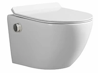 2x mawialux inbouw wandcloset met bidet - glans wit - afbeelding 2 van  7