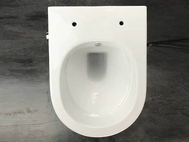 2x mawialux inbouw wandcloset met bidet - glans wit - afbeelding 4 van  7