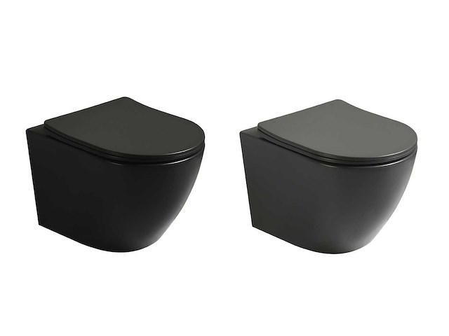 2x mawialux inbouw wandcloset met closetzitting (diverse kleuren mogelijk) - afbeelding 1 van  14