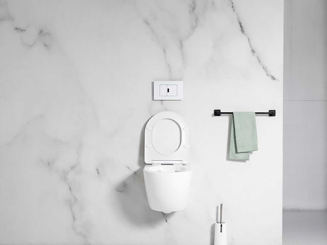 2x mawialux inbouw wandcloset met closetzitting (diverse kleuren mogelijk) - afbeelding 1 van  7