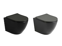 2x mawialux inbouw wandcloset met closetzitting (diverse kleuren mogelijk) - afbeelding 1 van  12