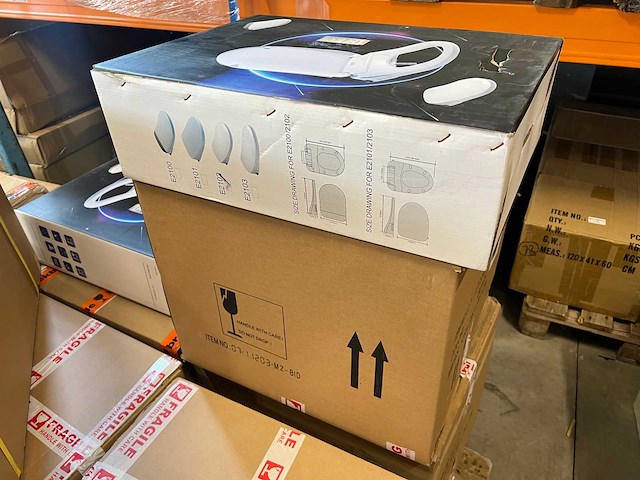 2x mawialux inbouw wandcloset met reiniging en automatische closetzitting - afbeelding 5 van  15