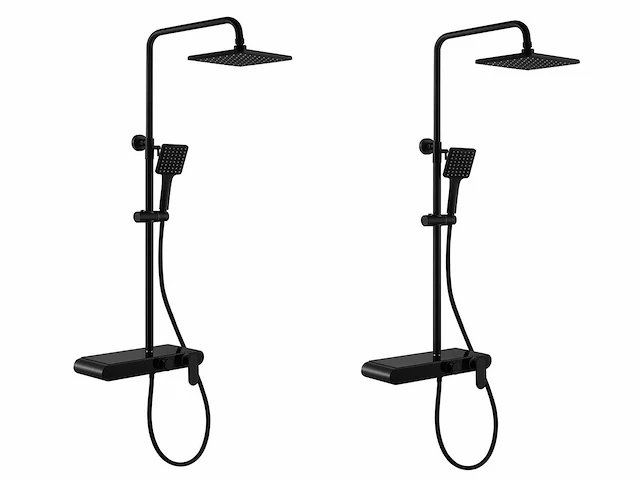 2x mawialux opbouw regendoucheset - digitaal display - afbeelding 1 van  7